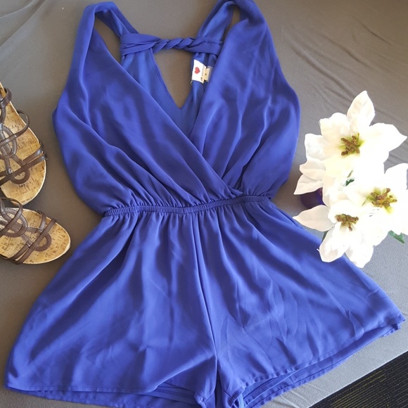 one clothing Other - Royal Blue one clothing Romper